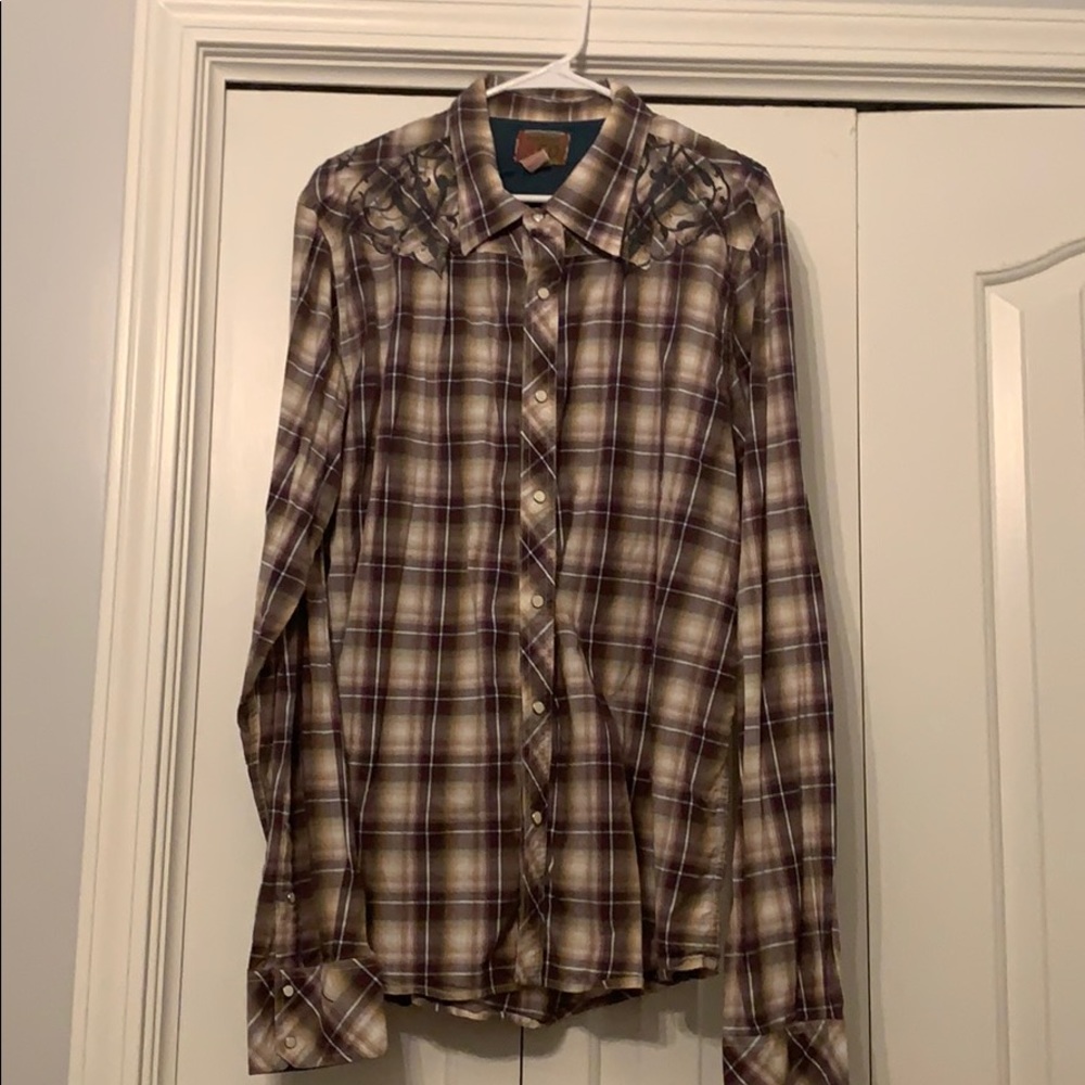 Vintage RED flannel